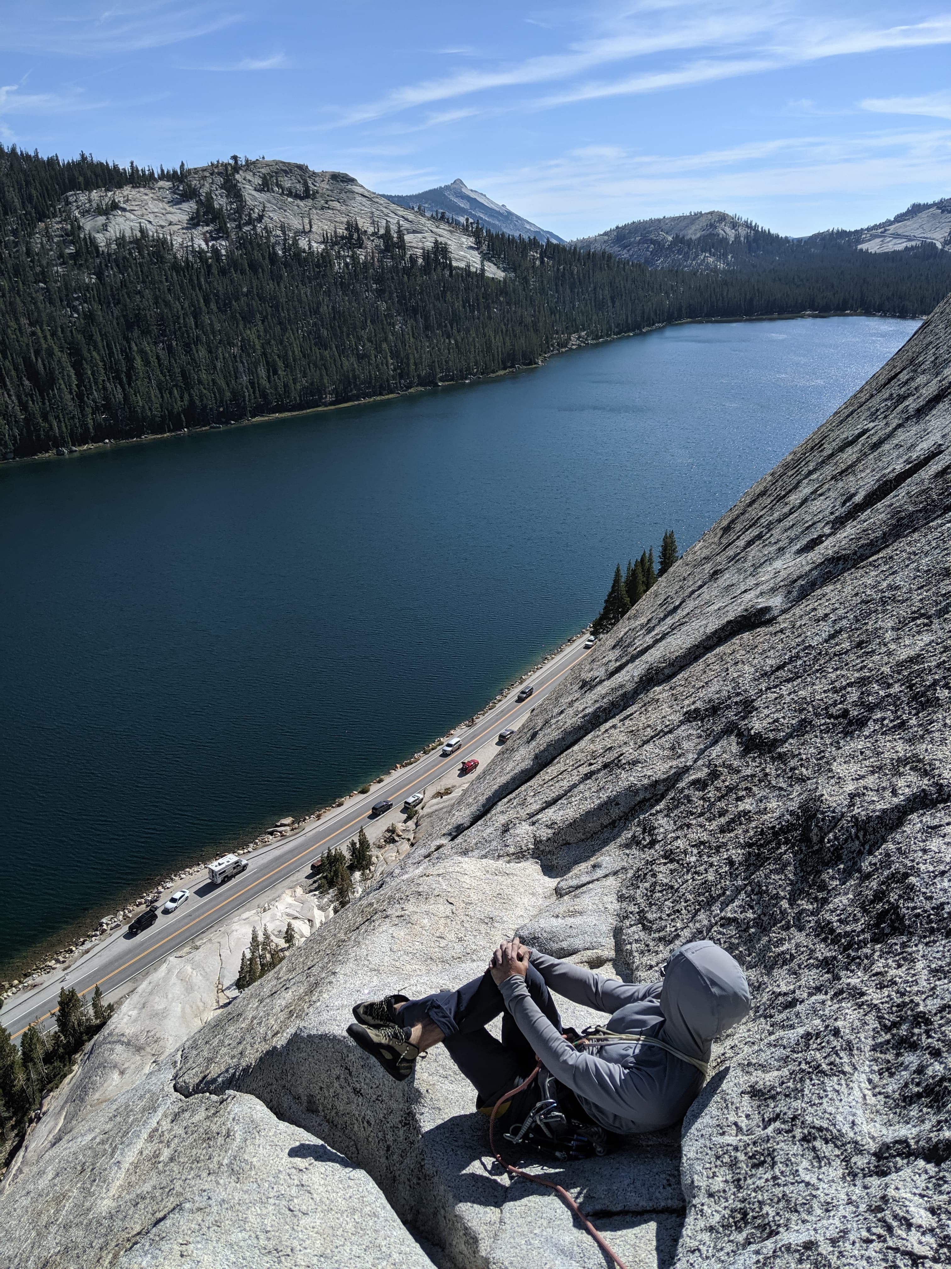 background image of an alpine lake in Yosemite National Park